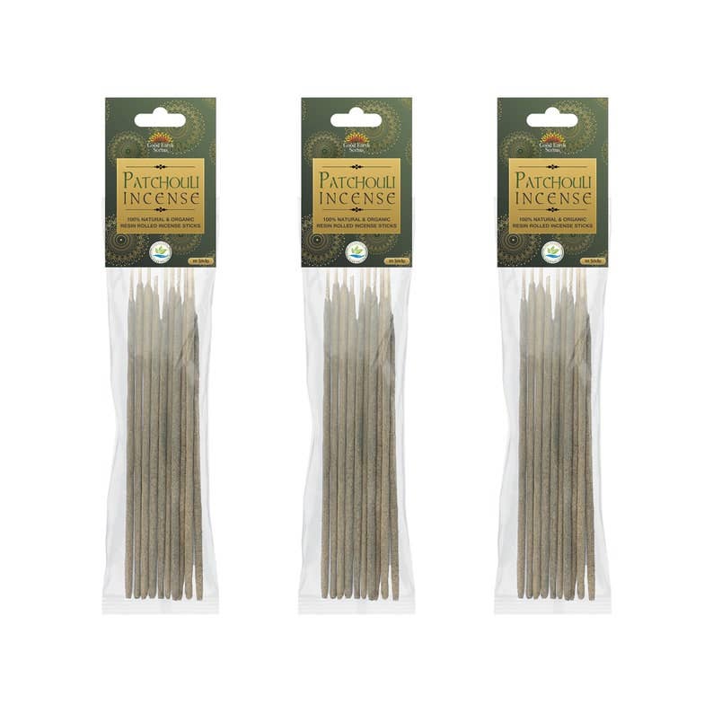 Patchouli Resin-Rolled Incense Sticks | 10 Pack | Rooted Phoenix Spiritual