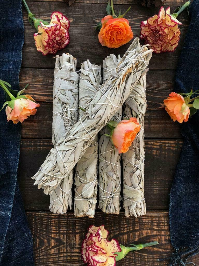Jumbo White Sage Smudge Stick | 9 Inch | Rooted Phoenix Spiritual